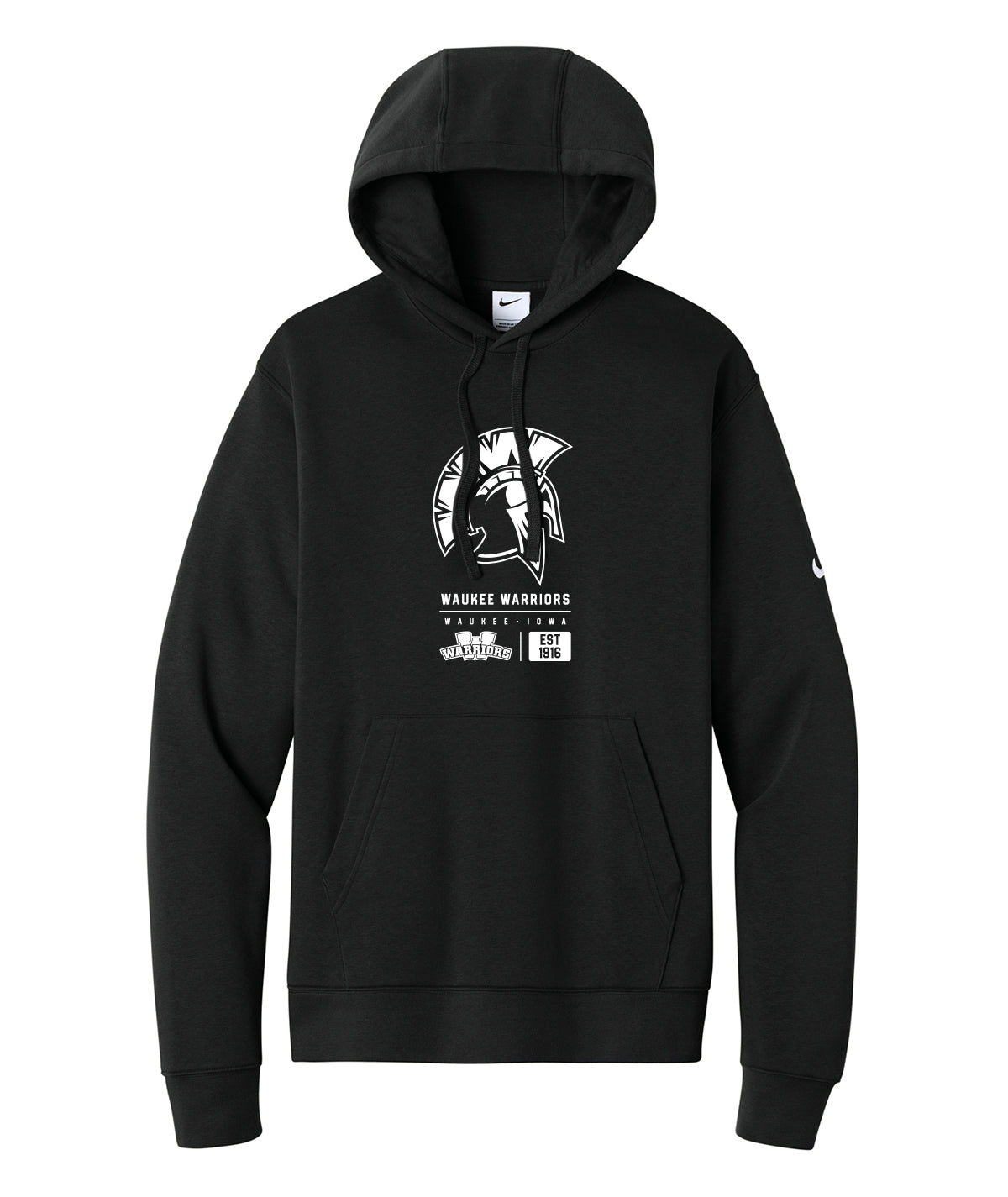 Warriors Customizable Nike Fleece Hoodie