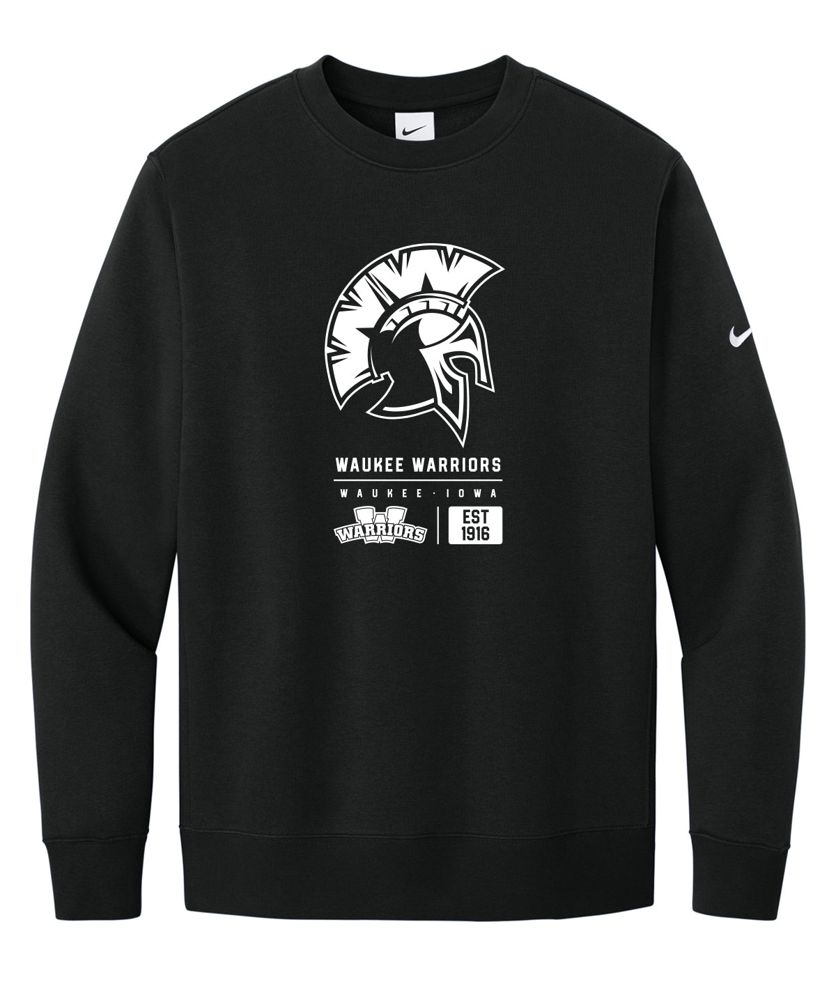 Warriors Customizable Nike Crewneck Fleece