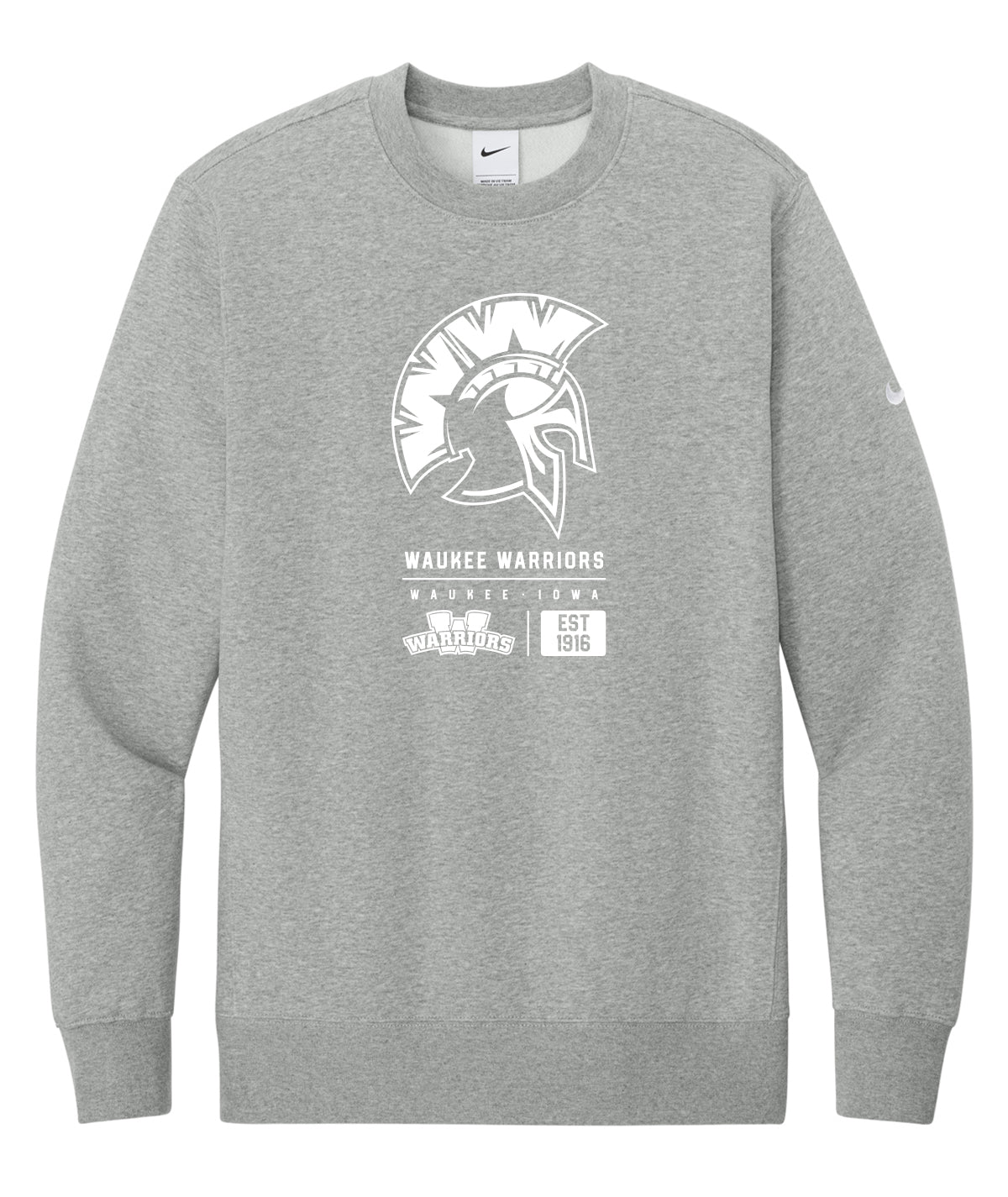 Warriors Customizable Nike Crewneck Fleece