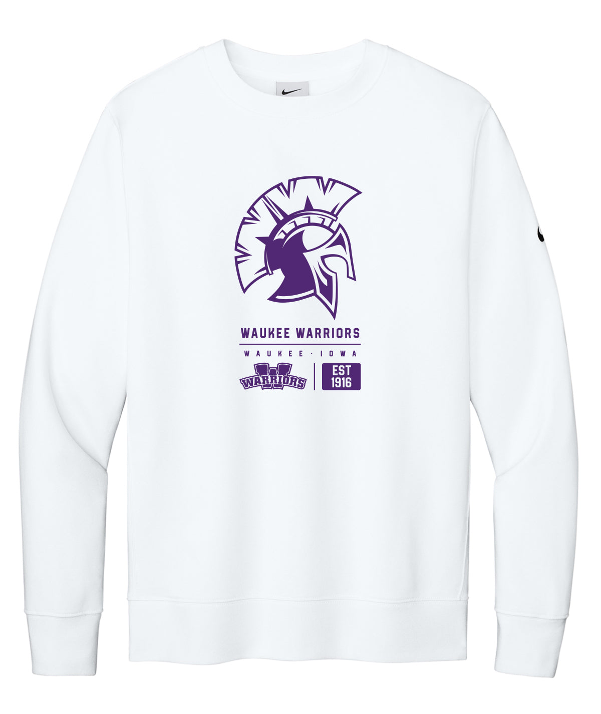 Warriors Customizable Nike Crewneck Fleece