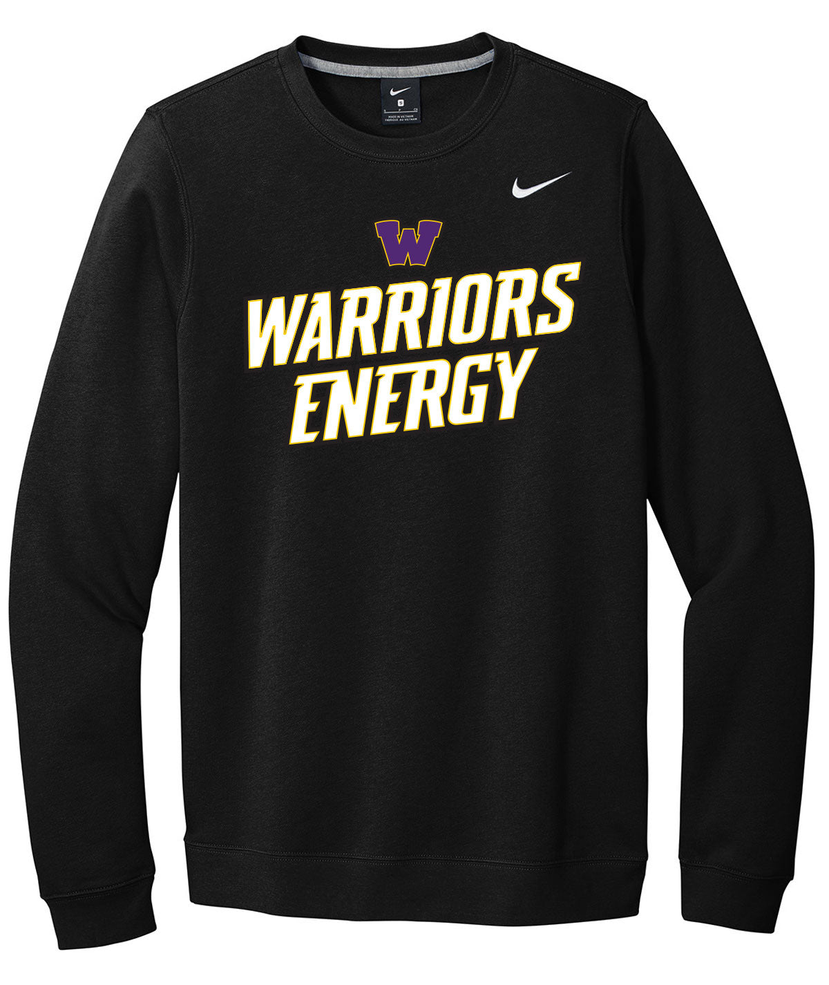 Warriors Customizable Nike Crewneck Fleece