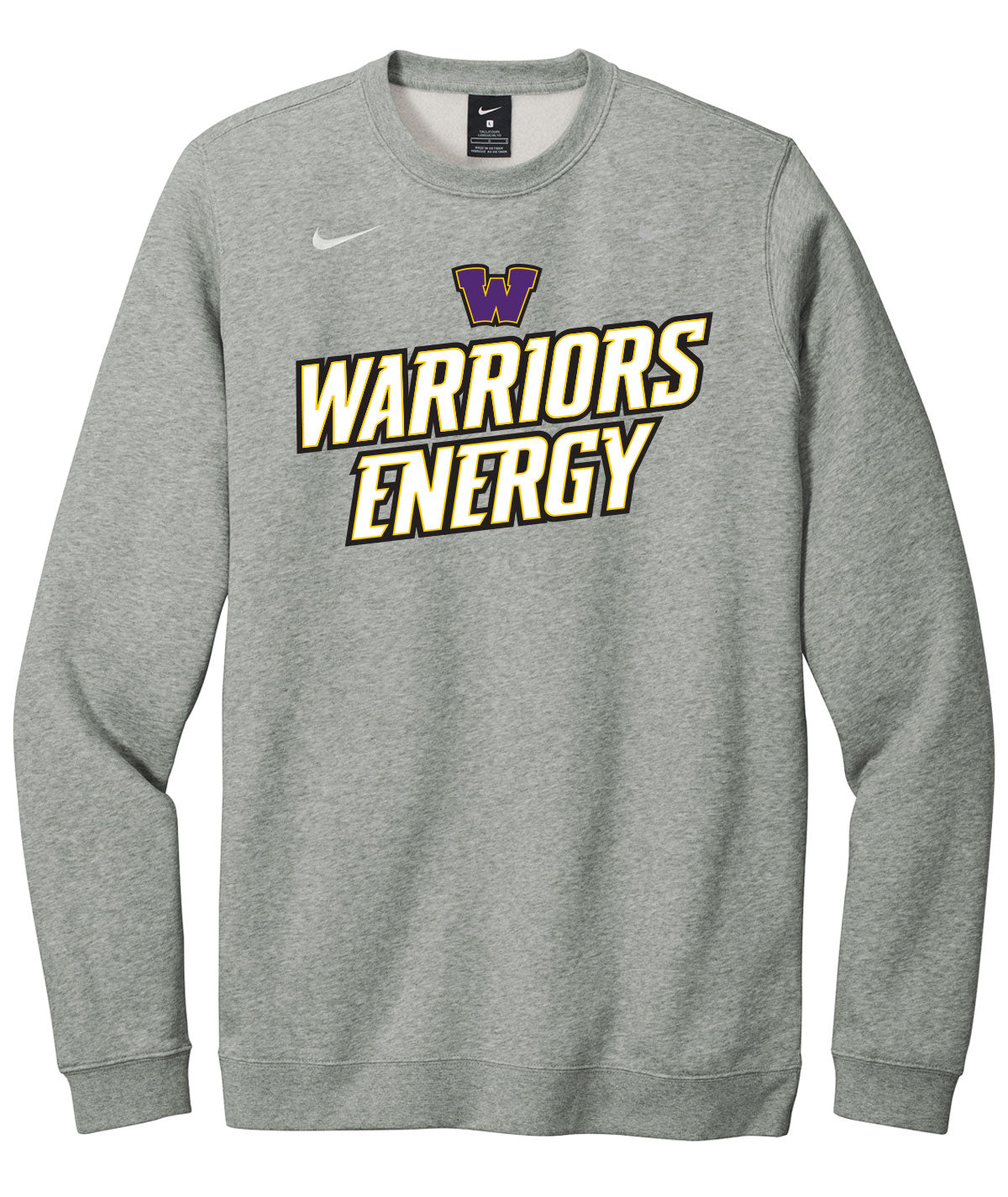 Warriors Customizable Nike Crewneck Fleece