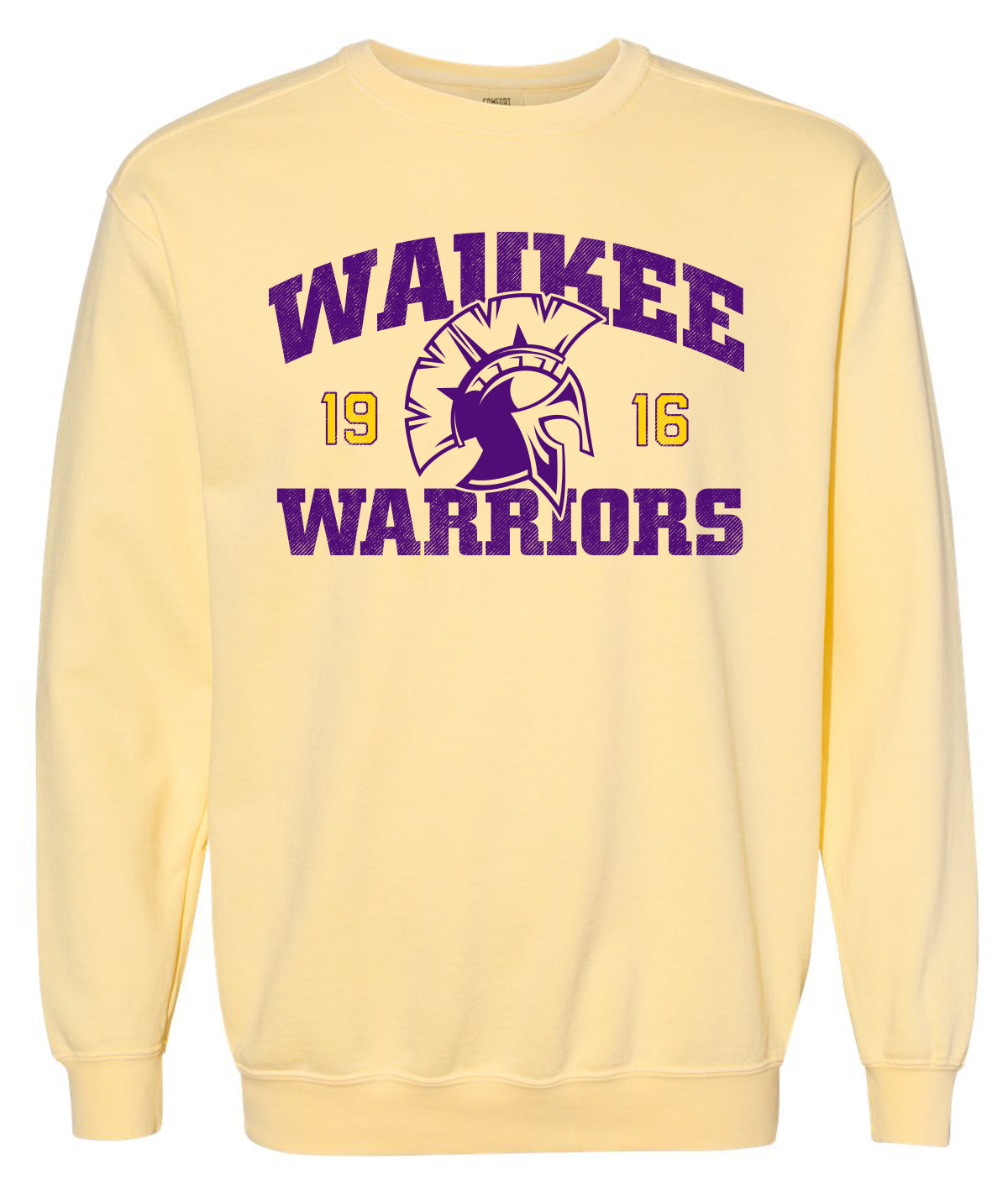 Warriors Customizable Comfort Colors Crewneck Sweatshirt