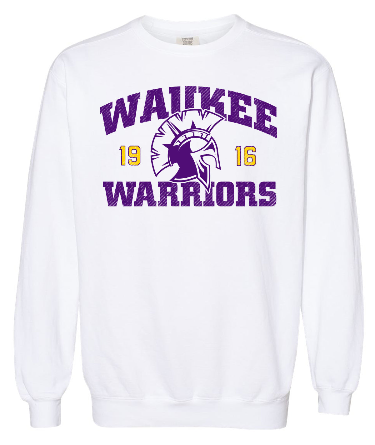 Warriors Customizable Comfort Colors Crewneck Sweatshirt