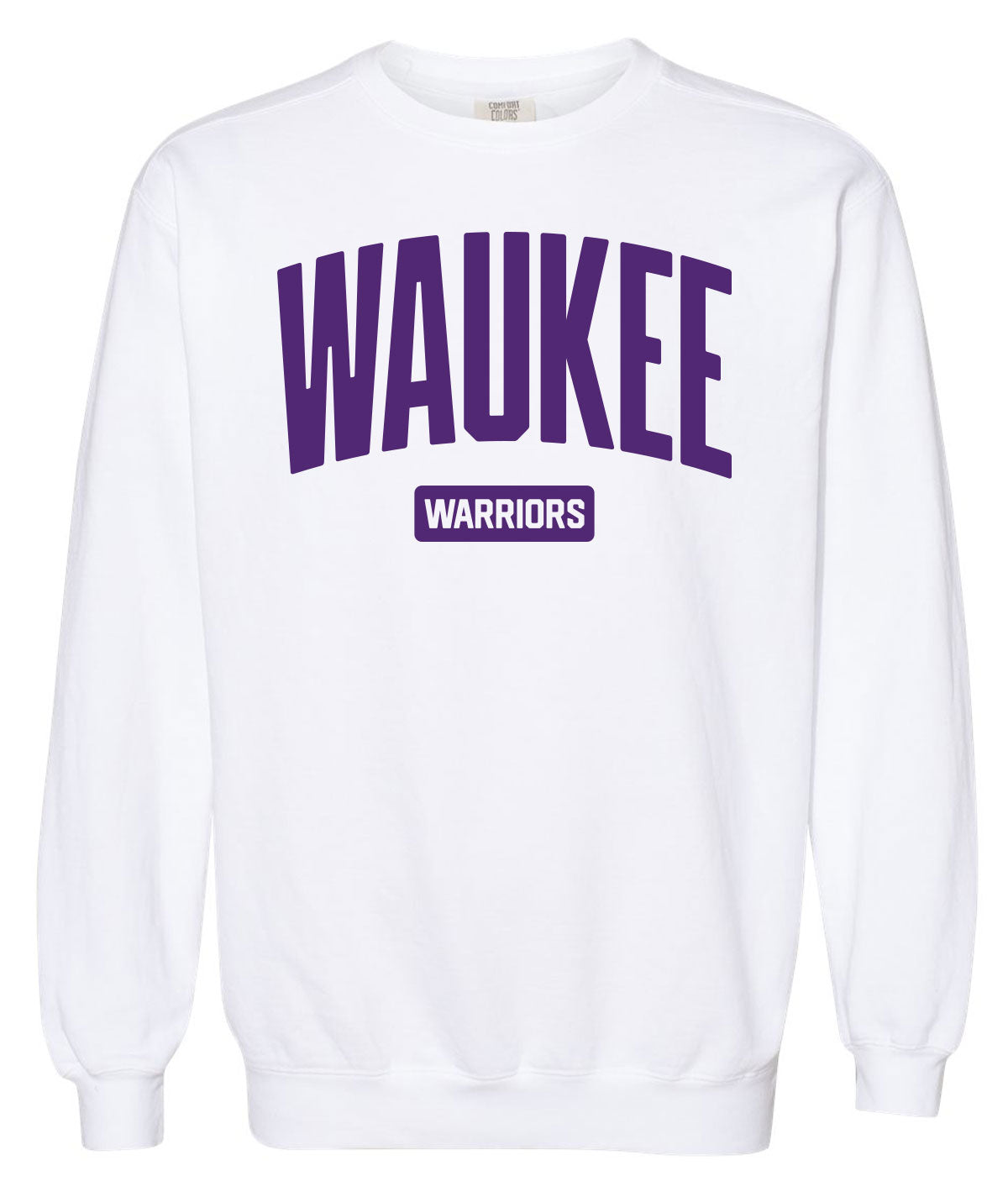 Warriors Customizable Comfort Colors Crewneck Sweatshirt