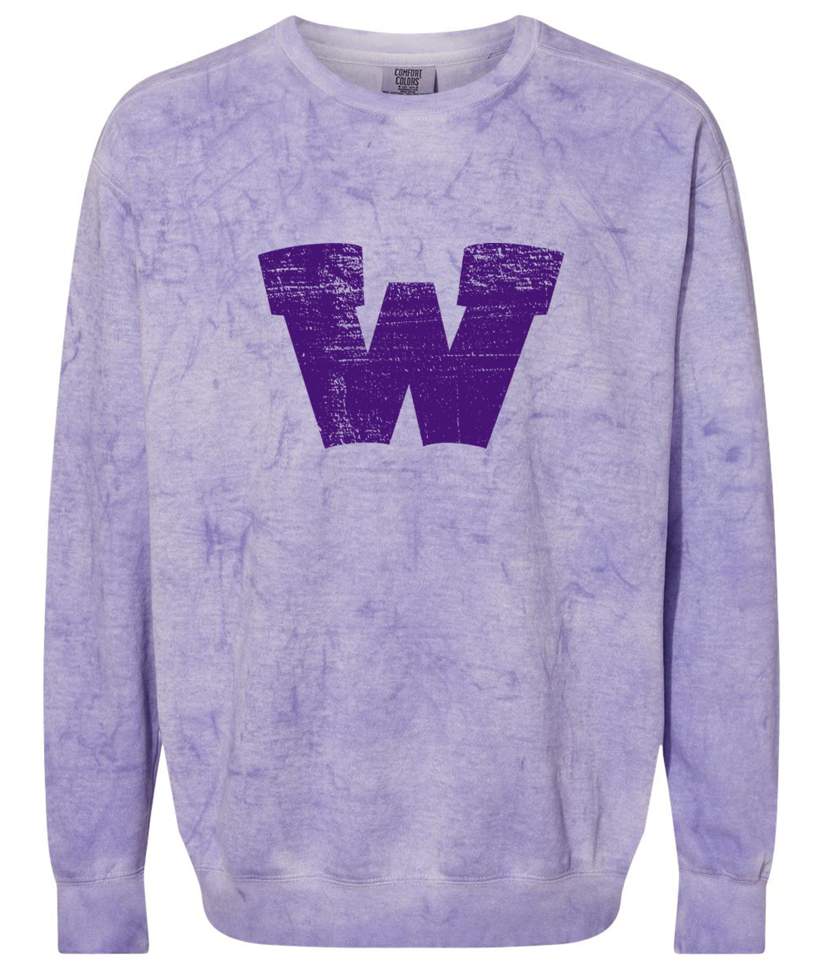 Warriors Customizable Comfort Colors Colorblast Crewneck Sweatshirt