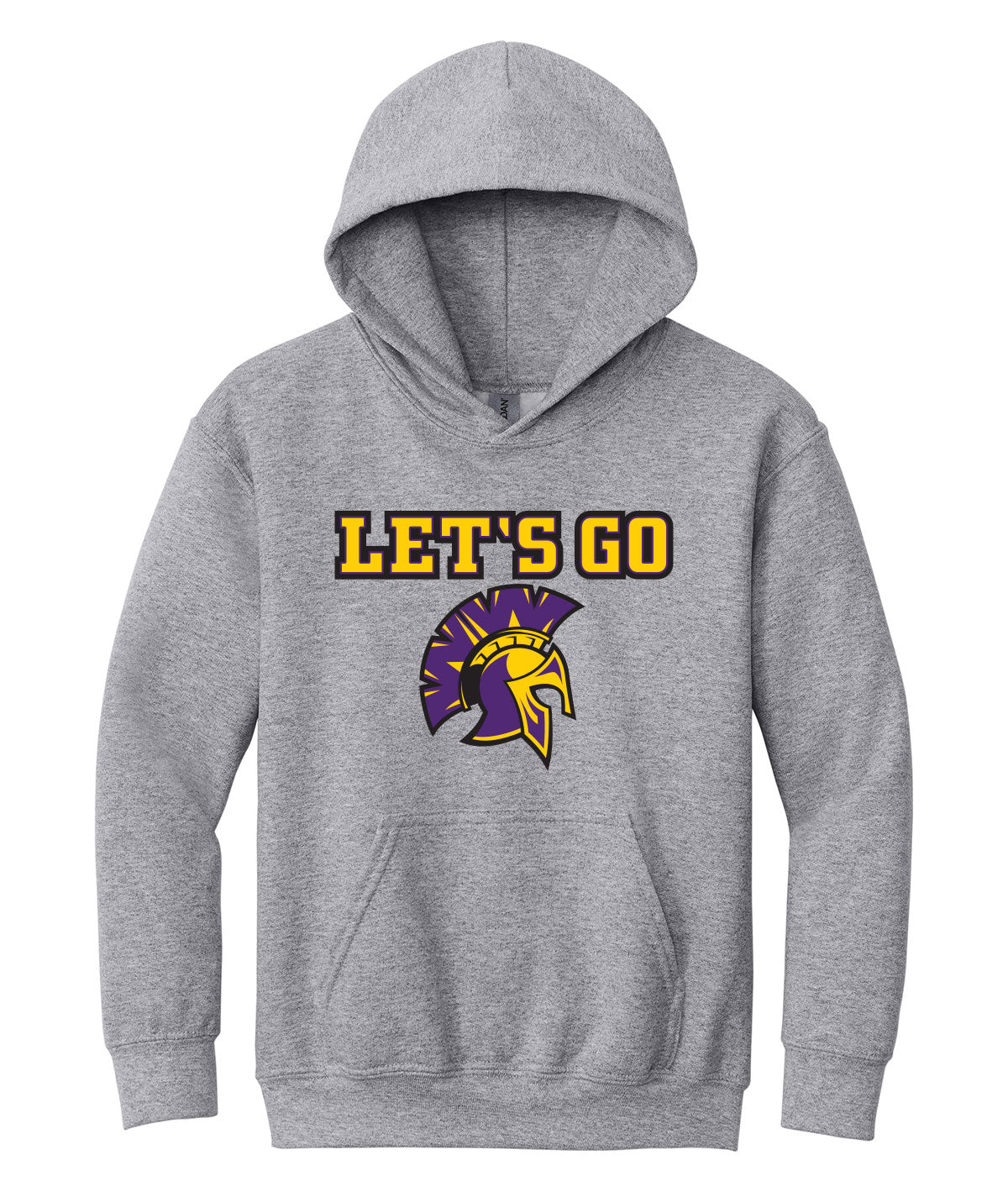 Let's Go Warriors Youth Hooded Sweatshirt – Waukee Letterman Locker