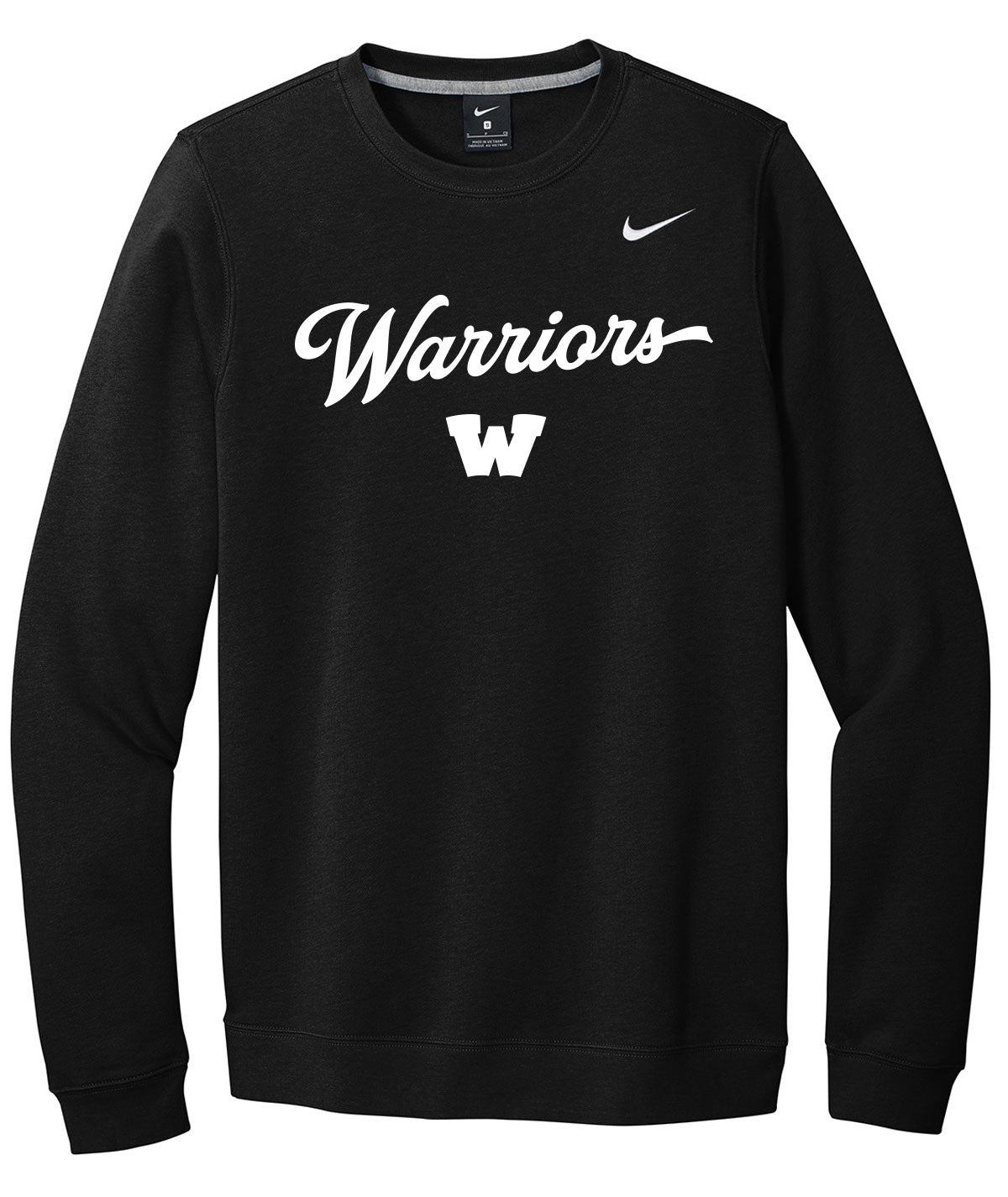 Warriors Customizable Nike Crewneck Fleece