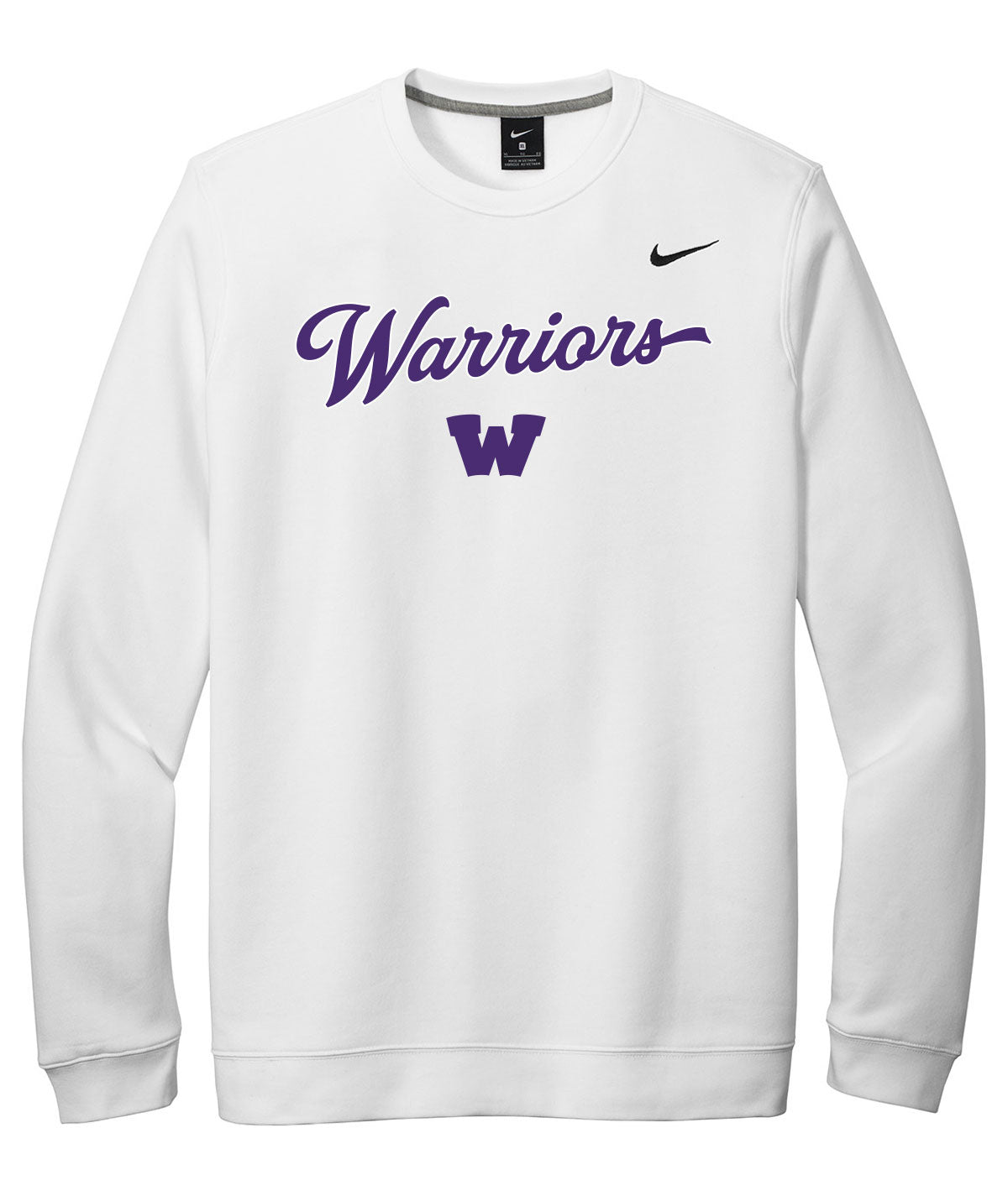 Warriors Customizable Nike Crewneck Fleece