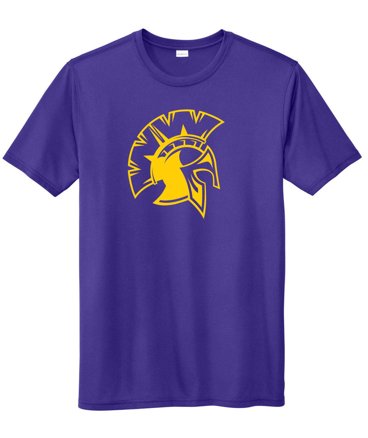 Warriors Helmet Performance Tee