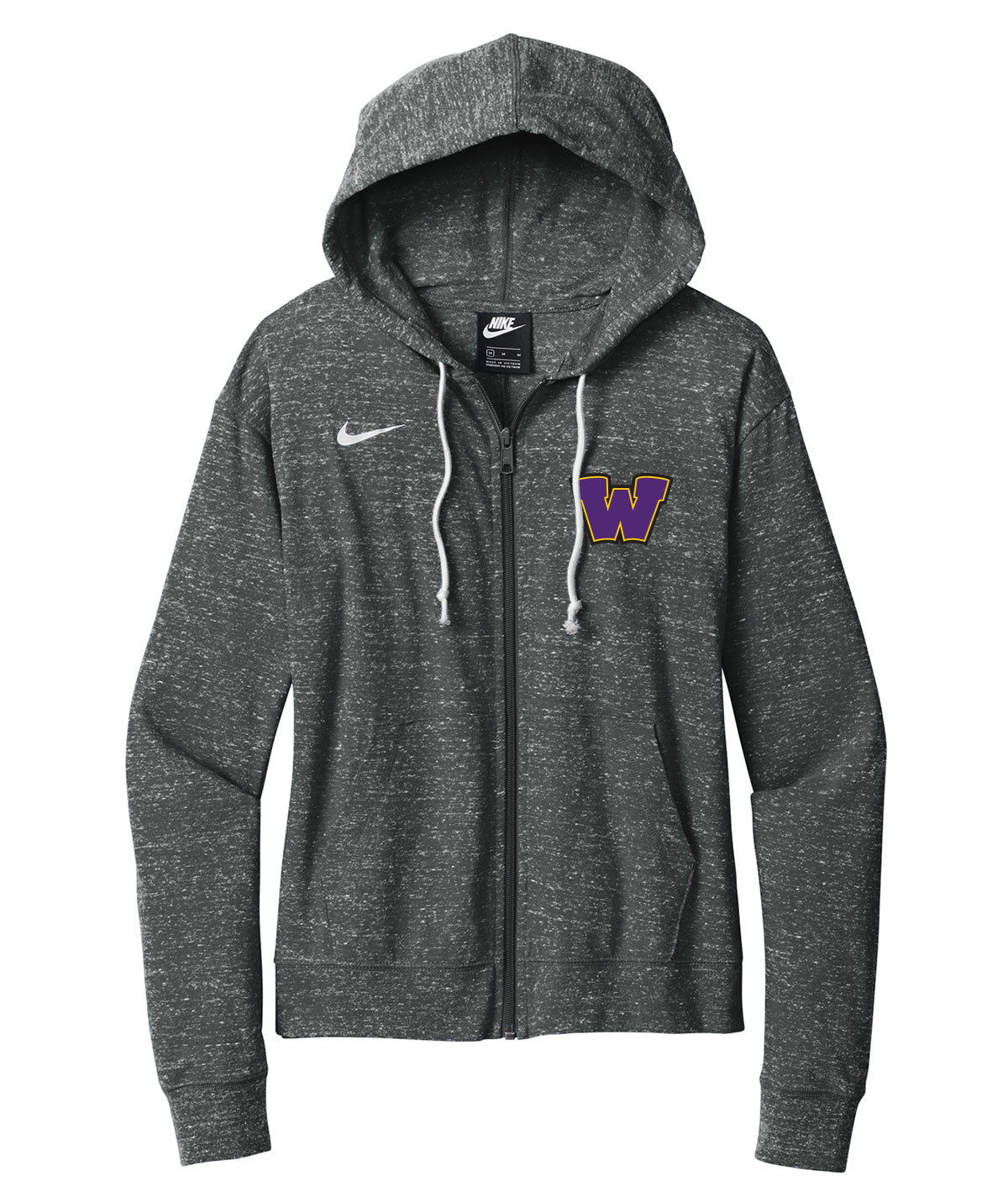 Warriors Womens Nike Gym Vintage Full-Zip Hoodie