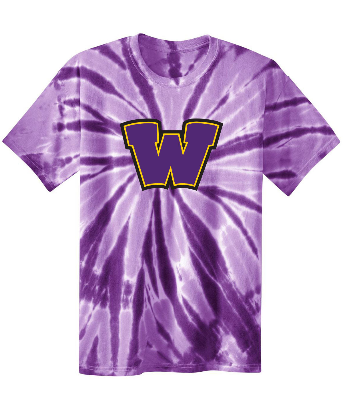 Waukee W Youth Tie-Dye Tee