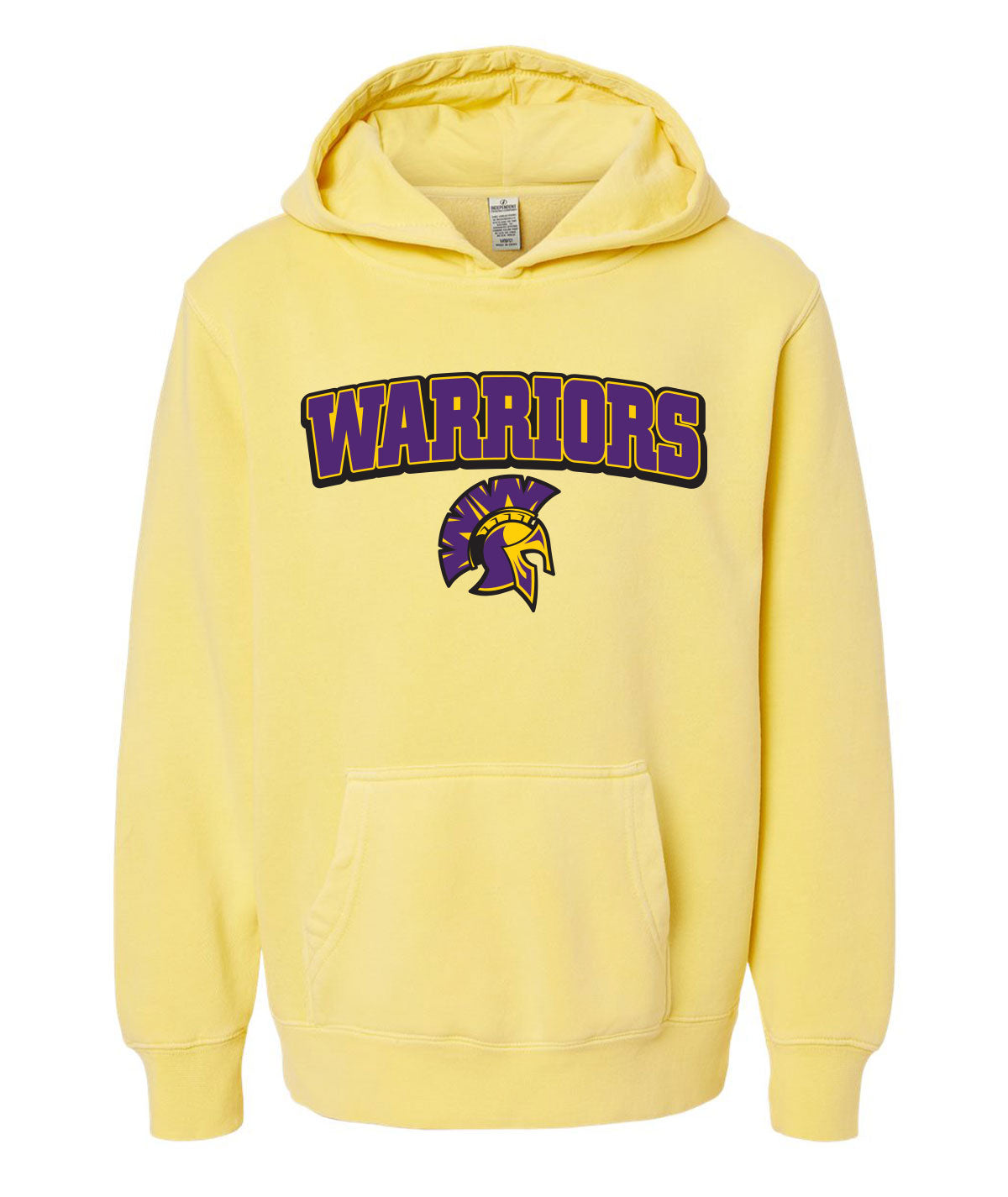 Warriors Arch Youth Raglan Hooded Sweatshirt