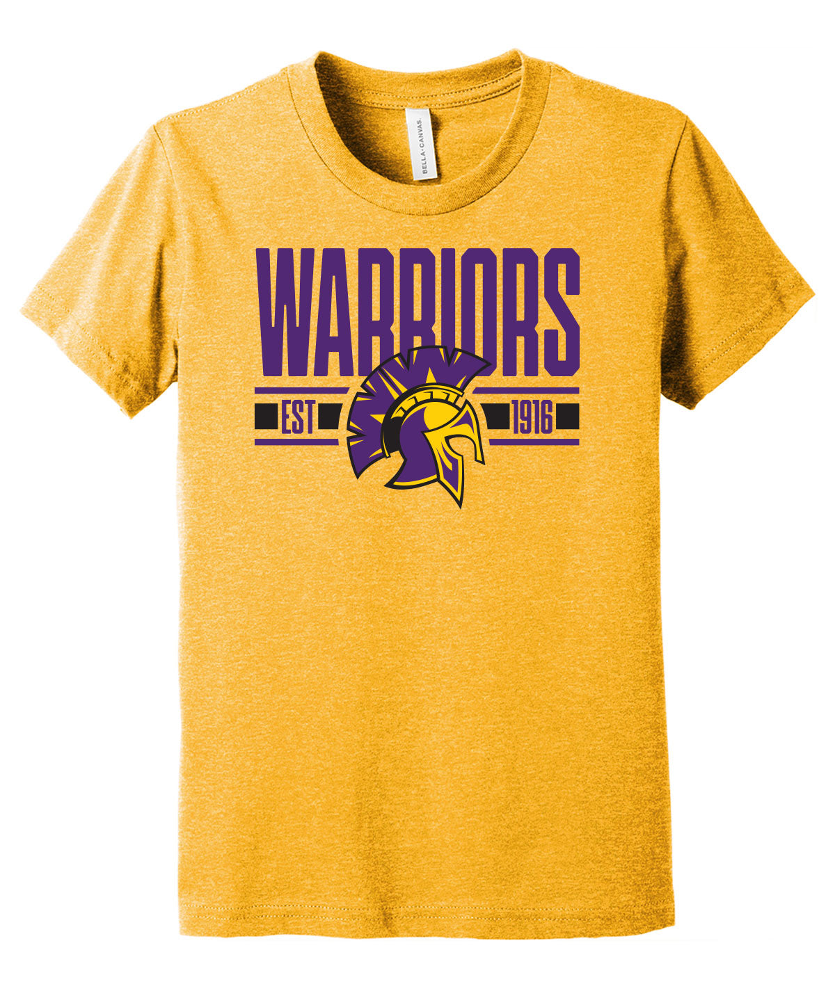 Warriors EST 1916 Tri-Blend Youth Tee
