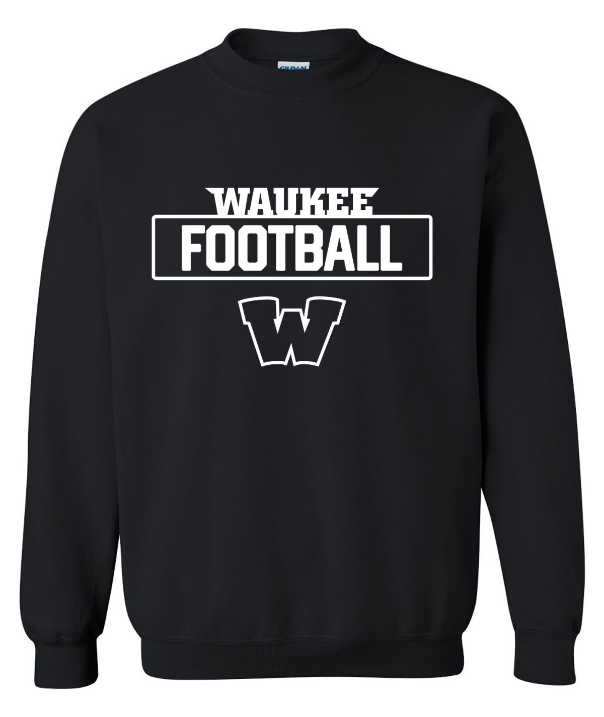 Warriors Football Crewneck Sweatshirt