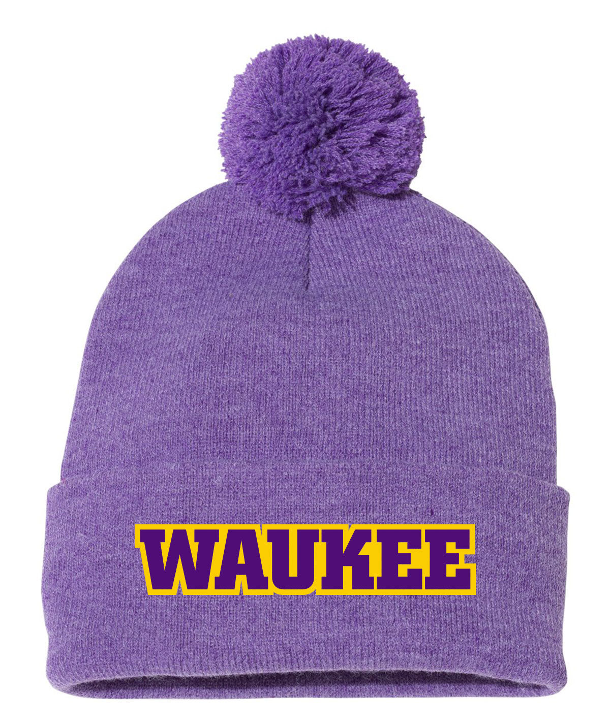Waukee Pom Beanie