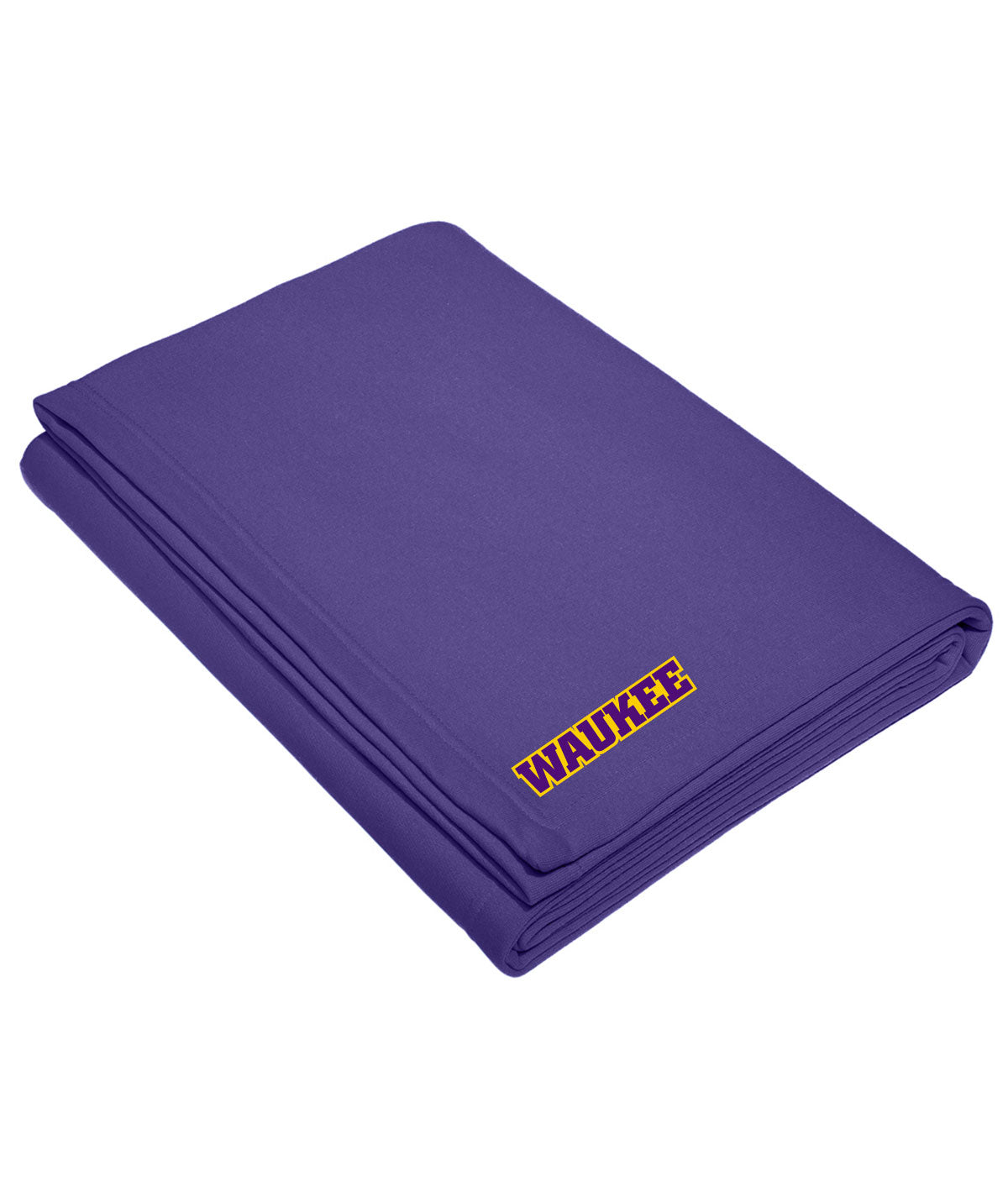 Waukee Warriors Stadium Sweatshirt Blanket