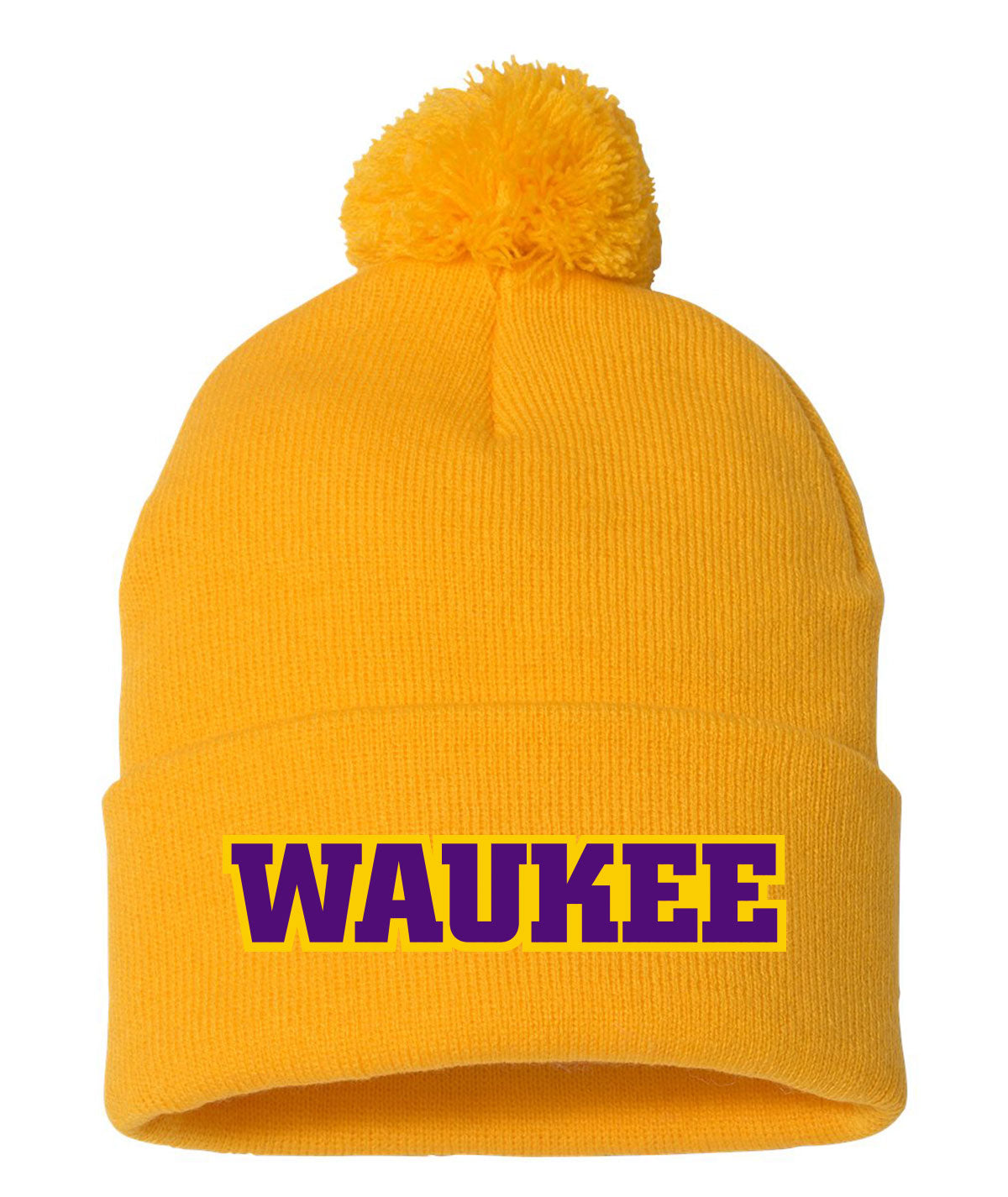 Waukee Pom Beanie