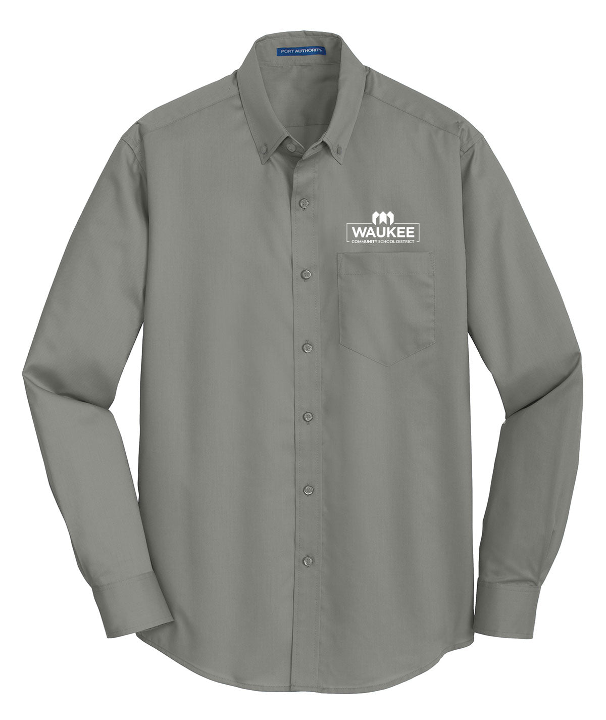 District Mens Long-Sleeve Twill Shirt