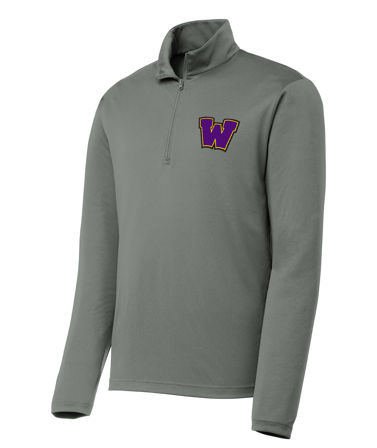 District Mens 1/4 Zip Solid Pullover