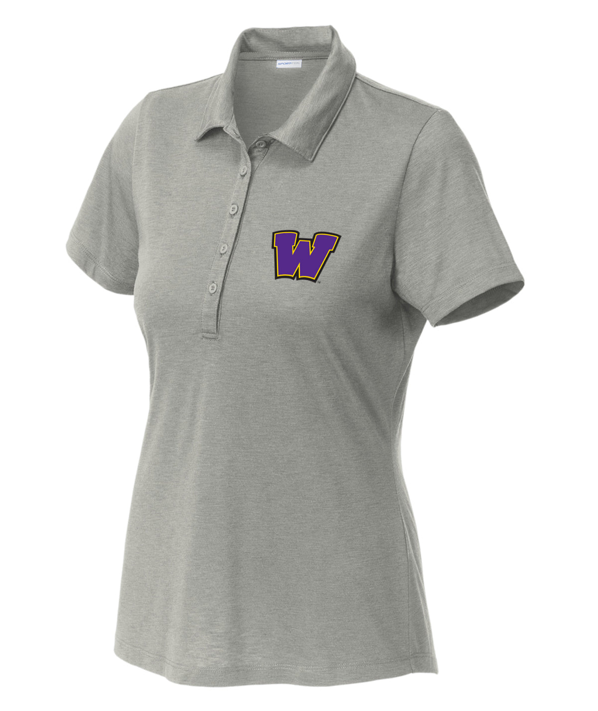 District Womens Heathered Polo
