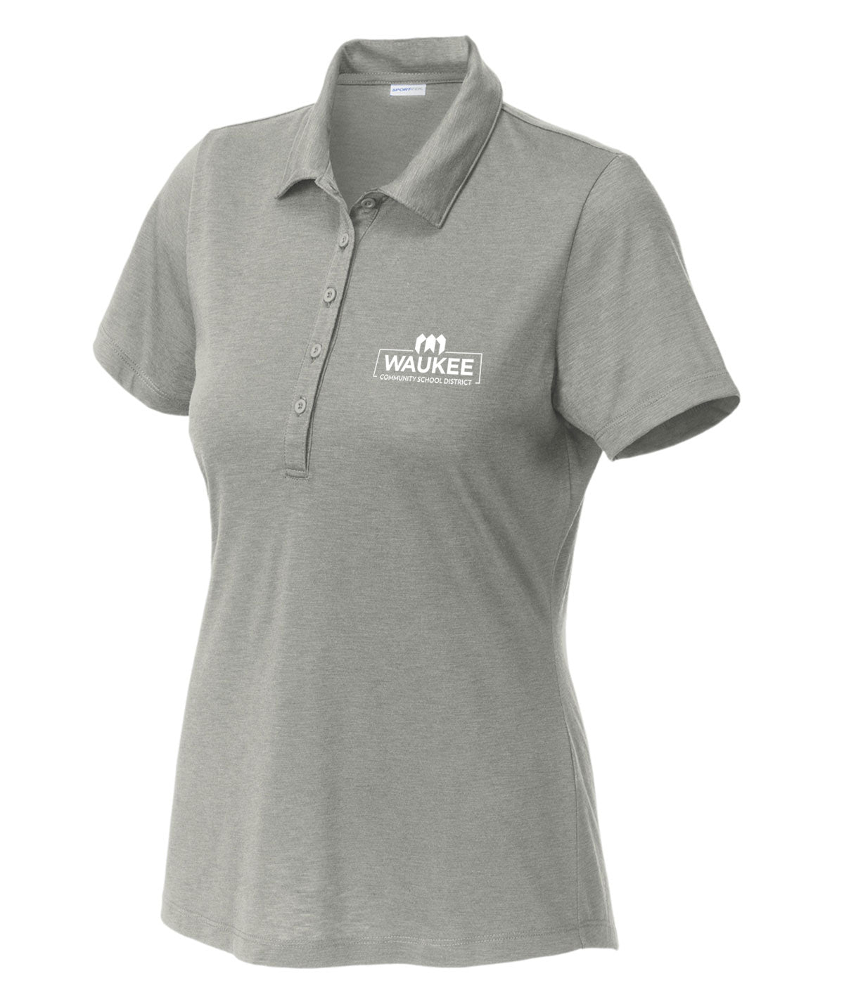 District Womens Heathered Polo