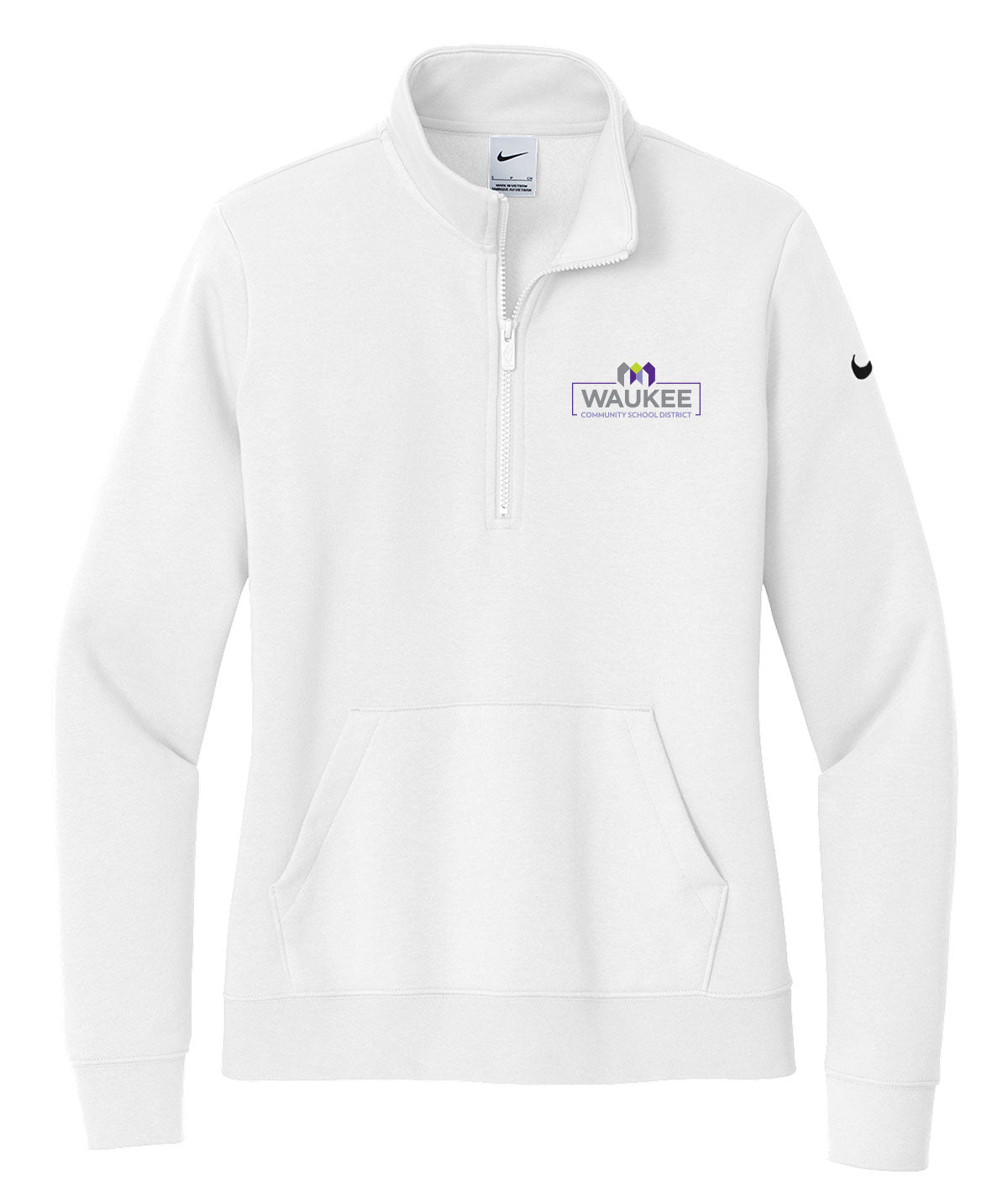 District Womens Nike 1/2 Zip Fleece
